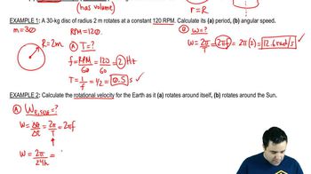 Rotational velocity of Earth