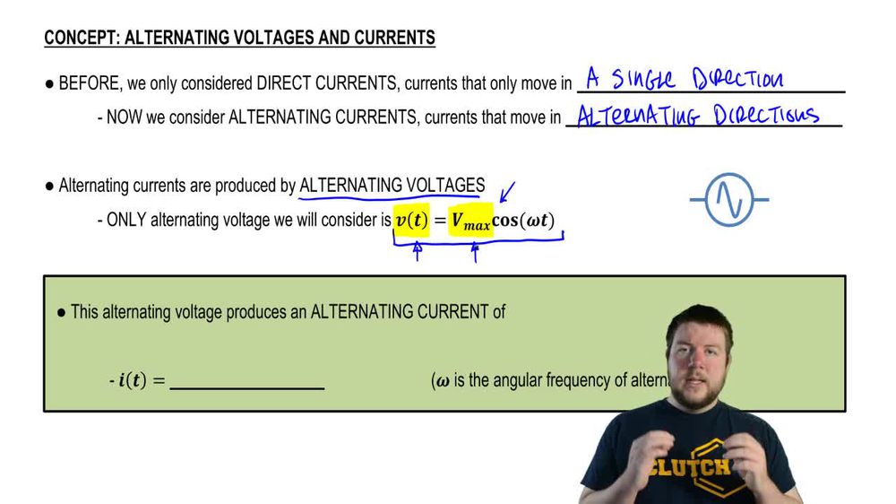 Alternating Voltages and Currents