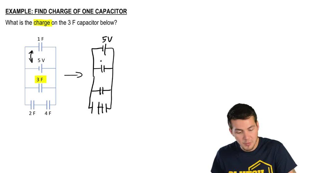 Find Charge of One Capacitor (Simple)