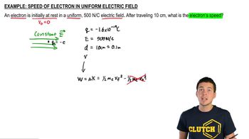 Speed of Electron in Electric Field
