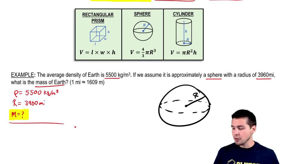 Problems with Mass, Volume, & Density