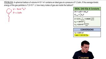 Gas in a Balloon