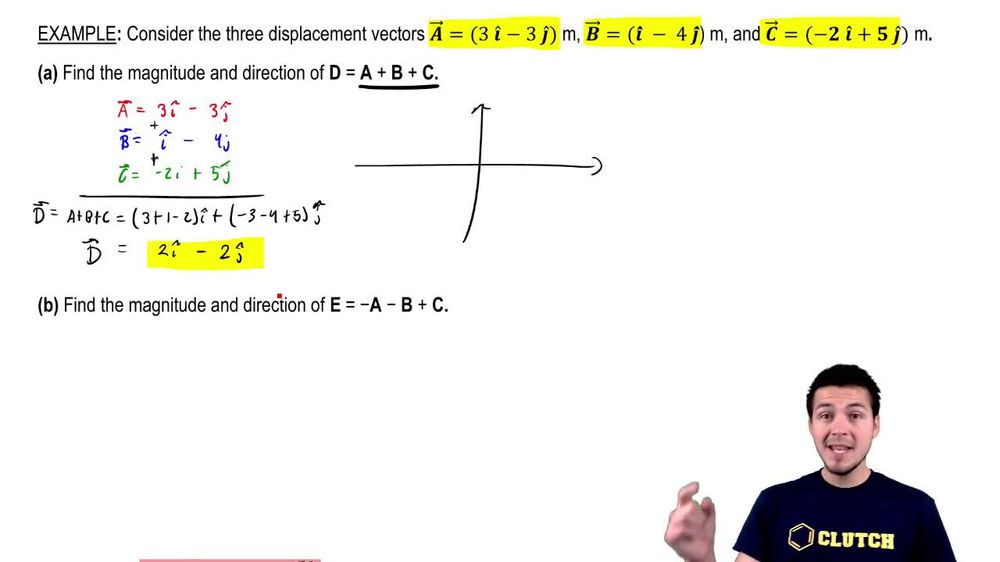 Adding 3 Vectors in Unit Vector Notation