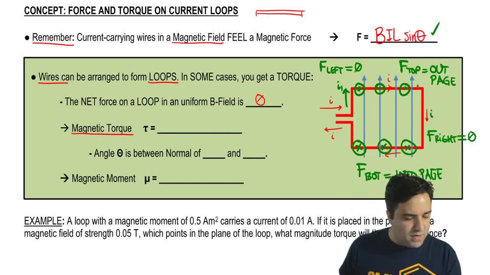 Force and Torque on Current Loops