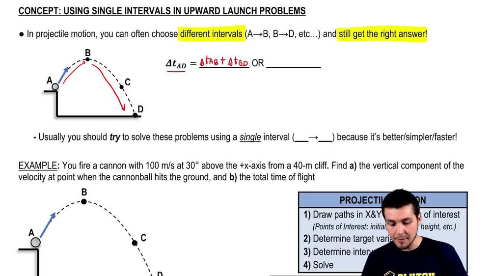 Using Single Intervals in Positive Launch Problems