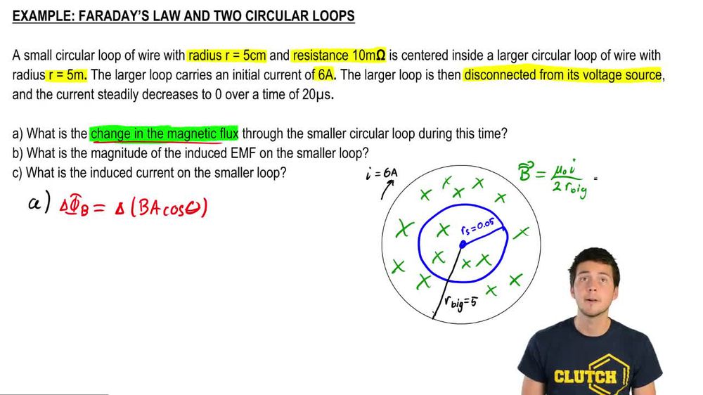 Current in a Circuit with a Changing Magnetic Field