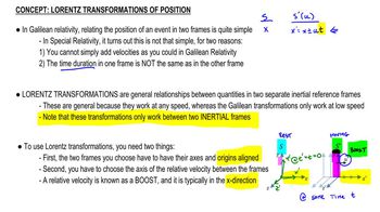 Lorentz Transformations of Position