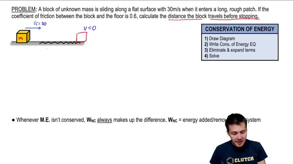 Box Sliding on Rough Patch