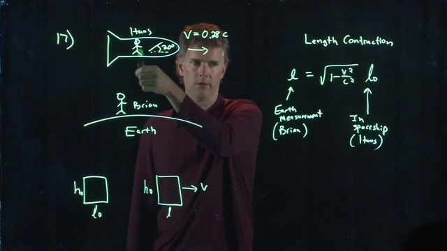 Anderson Video - Length Contraction Example