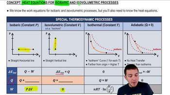 Heat Equations for Isobaric & Isovolumetric Processes