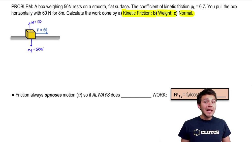 Work Done By Friction