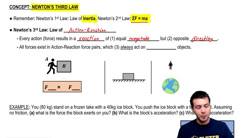 Newton's Third Law & Action-Reaction Pairs