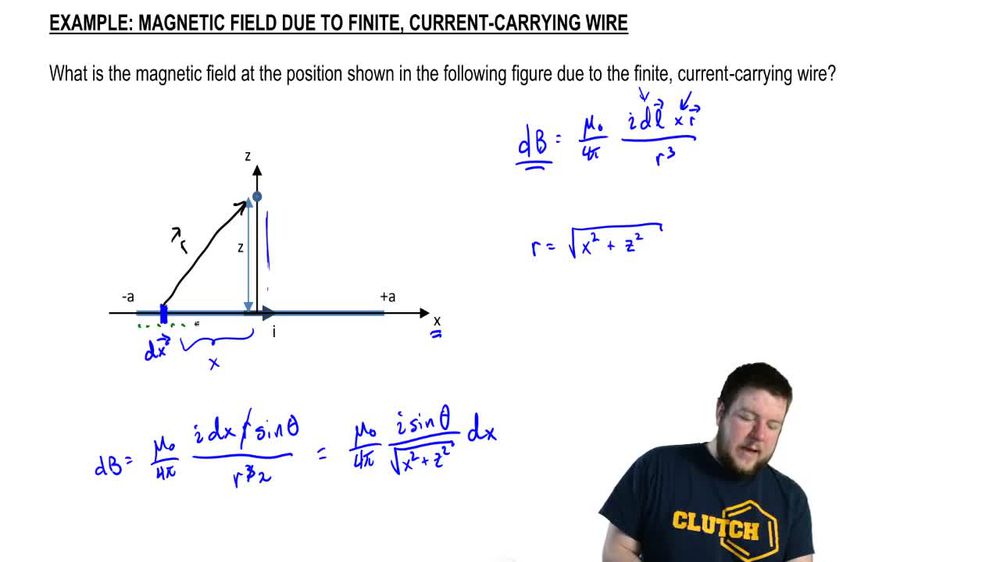 Magnetic Field due to Finite Wire