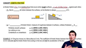 Kinetic Friction Problems