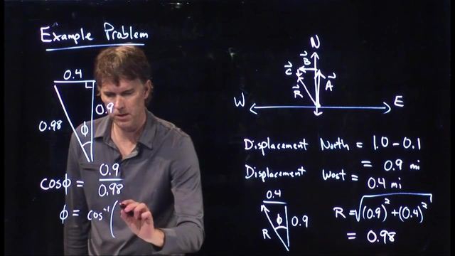 Anderson Video - Adding Vectors Example