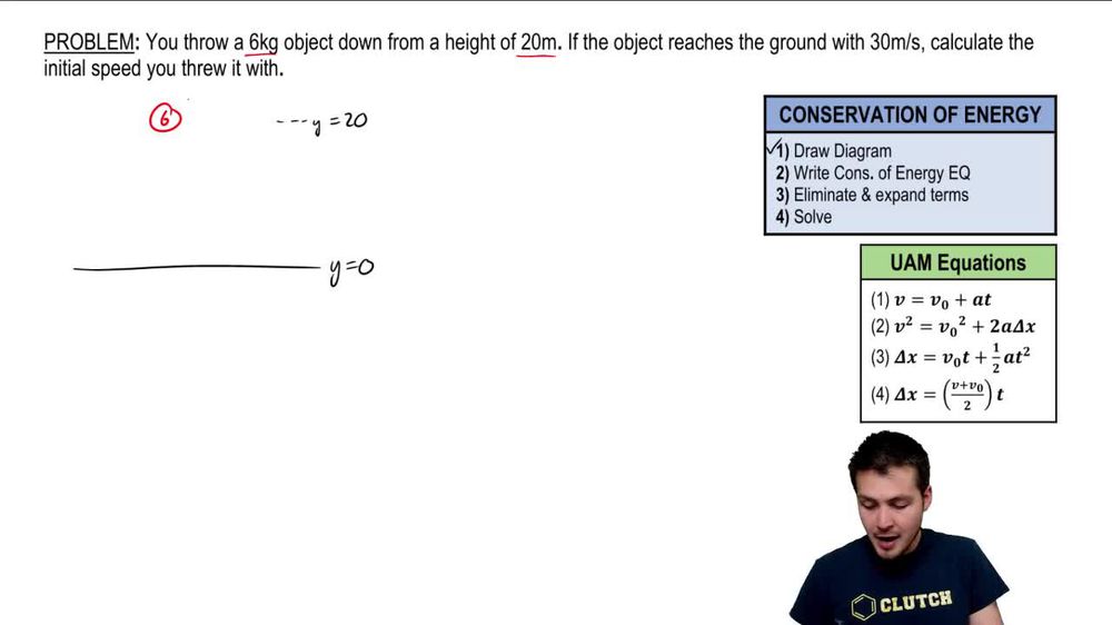 Throwing An Object Downwards
