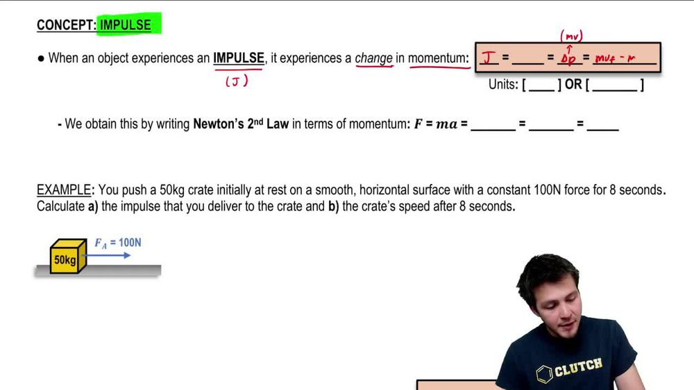 Impulse & Impulse-Momentum Theorem