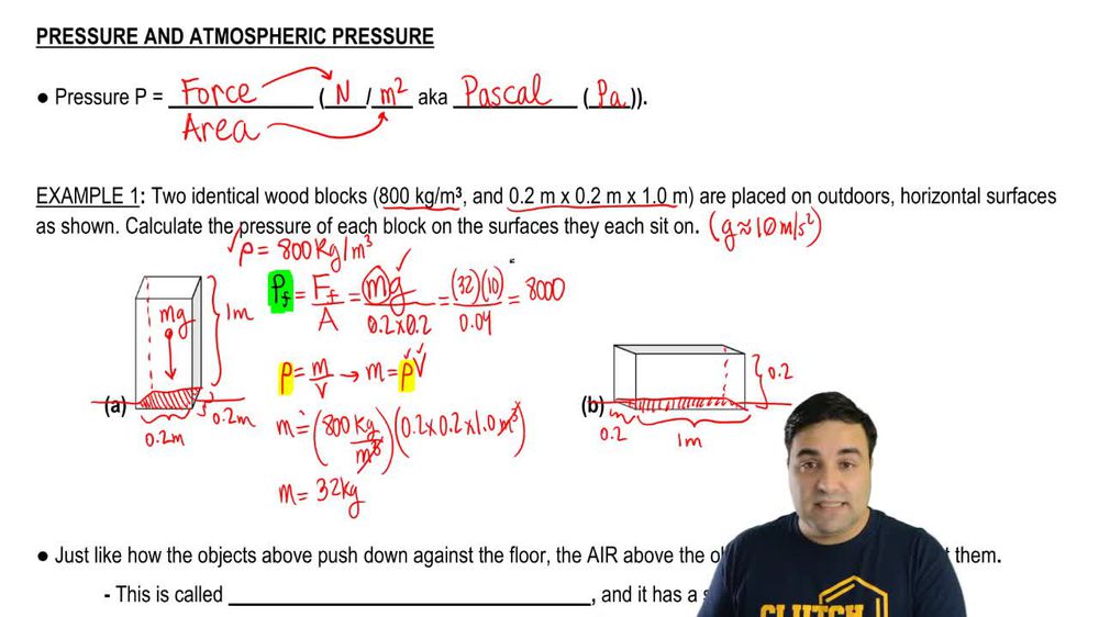 Pressure and Atmospheric Pressure