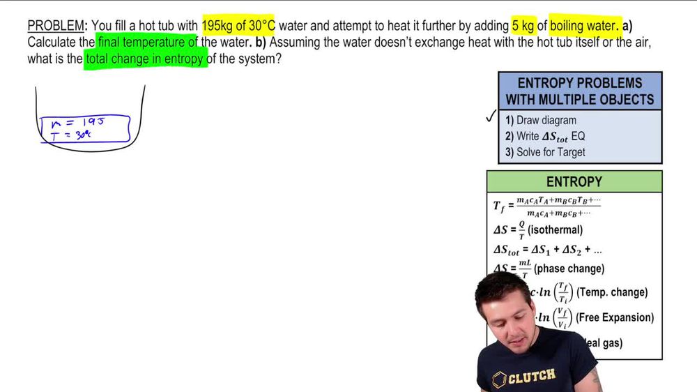 Entropy & Calorimetry