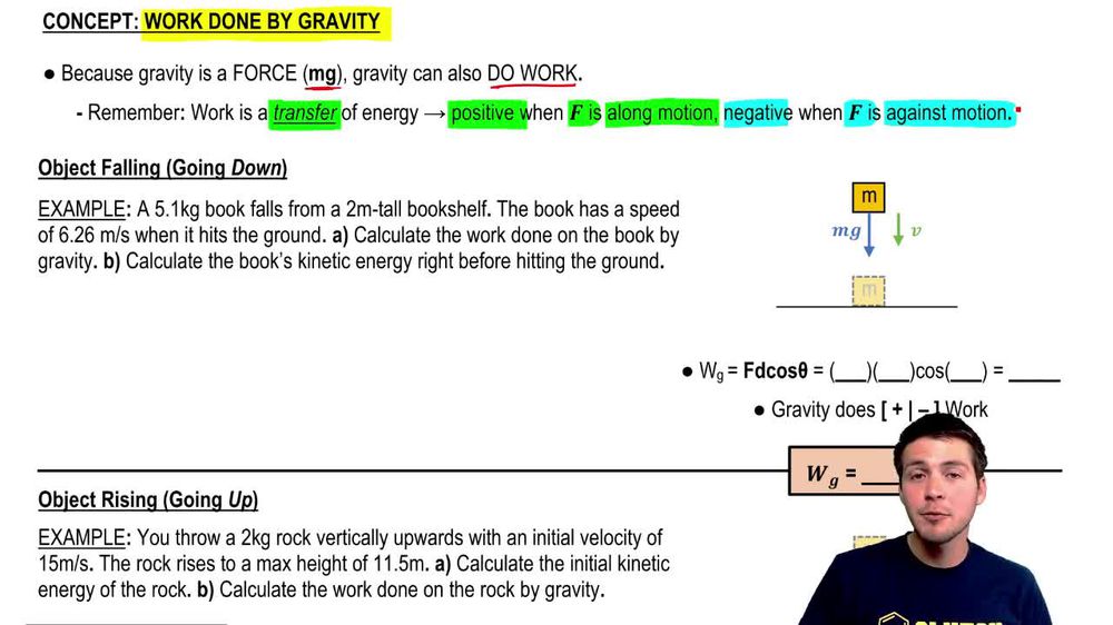 Work Done By Gravity