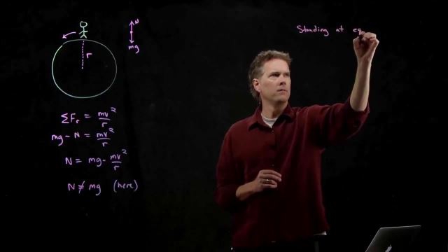 Anderson Video - Weight on Rotating Earth