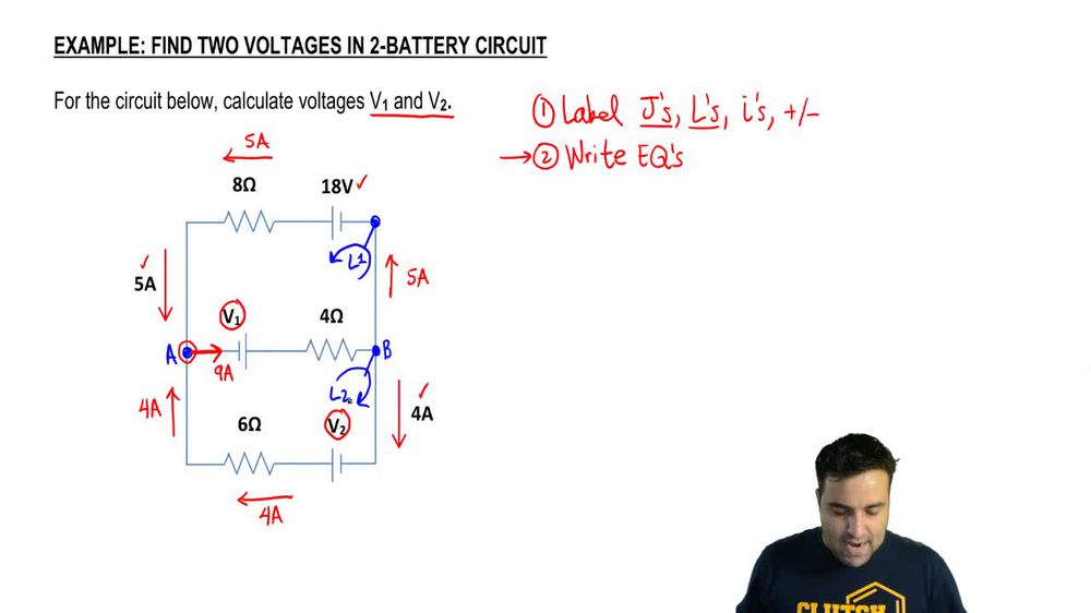 Find Two Voltages (3 sources)