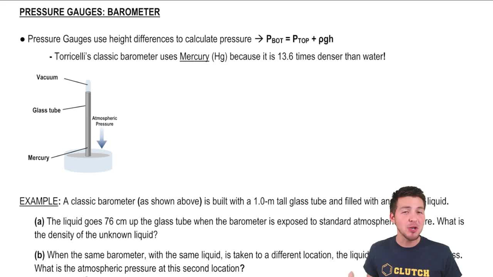 Pressure Gauges: Barometer