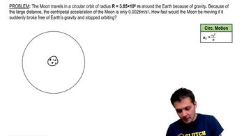 Circular Orbit of the Moon