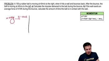 Impulse between Bouncy Ball & Wall