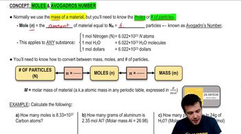 Moles & Avogadro's Number