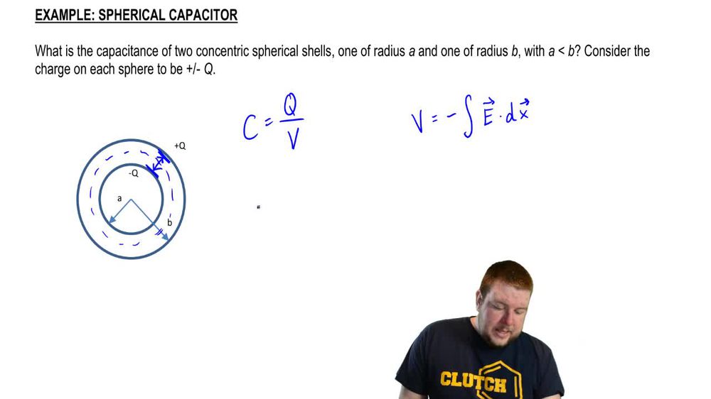 Capacitance of Spherical Capacitor