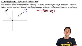 Work to Bring Two Charges From Infinity