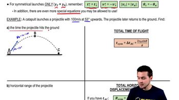 Using Special Equations in Symmetrical Launch Problems