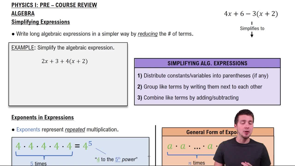 Simplifying Expressions