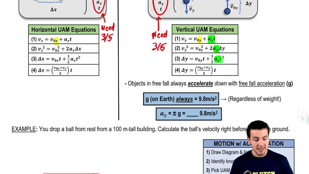 Vertical Motion & Free Fall