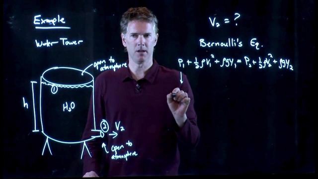 Anderson Video - Bernoulli's Equation and the Water Tower