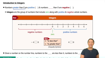 Introduction to Integers