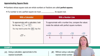 Approximating Square Roots