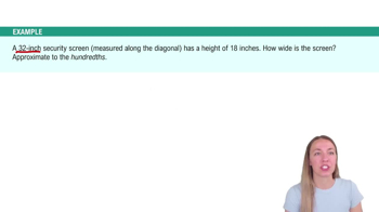 Right Triangles & Pythagorean Theorem Example 2