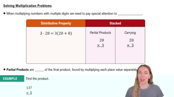Solving Multiplication Problems