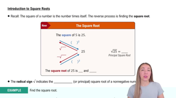 Introduction to Square Roots