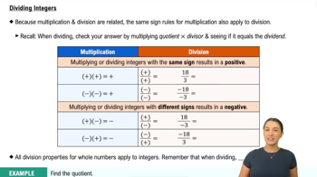 Dividing Integers