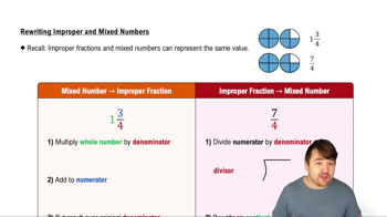Rewriting Improper And Mixed Numbers