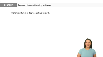 Introduction to Integers Practice 2