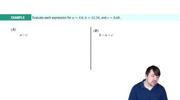Subtracting Decimals Example 4