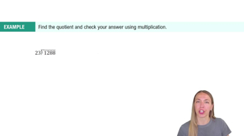 Long Division Example 1