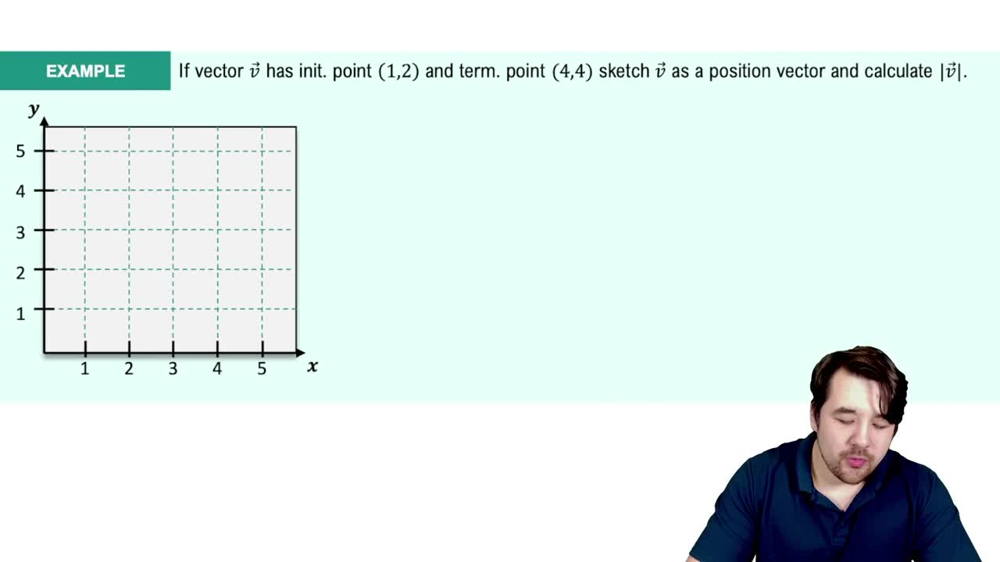 Finding Magnitude of a Vector Example 1
