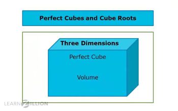 Identify perfect cubes and find cube roots