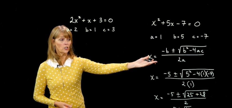  Using the Quadratic Formula