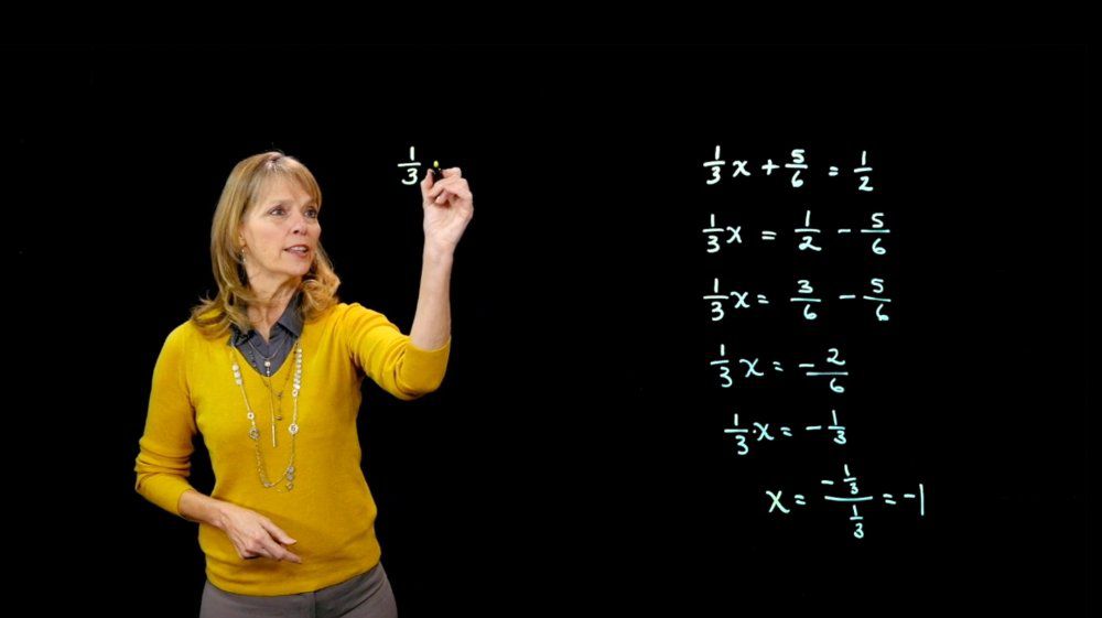 Solving Linear Equations with Fractional Quantities